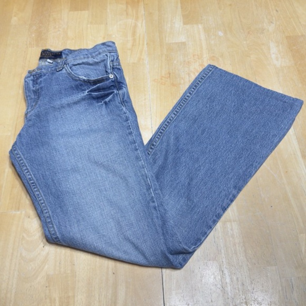 Juicy Couture Women's Jeans Bootcut Flare Denim Low Rise Y2K Size 29 DIY Hem 31"